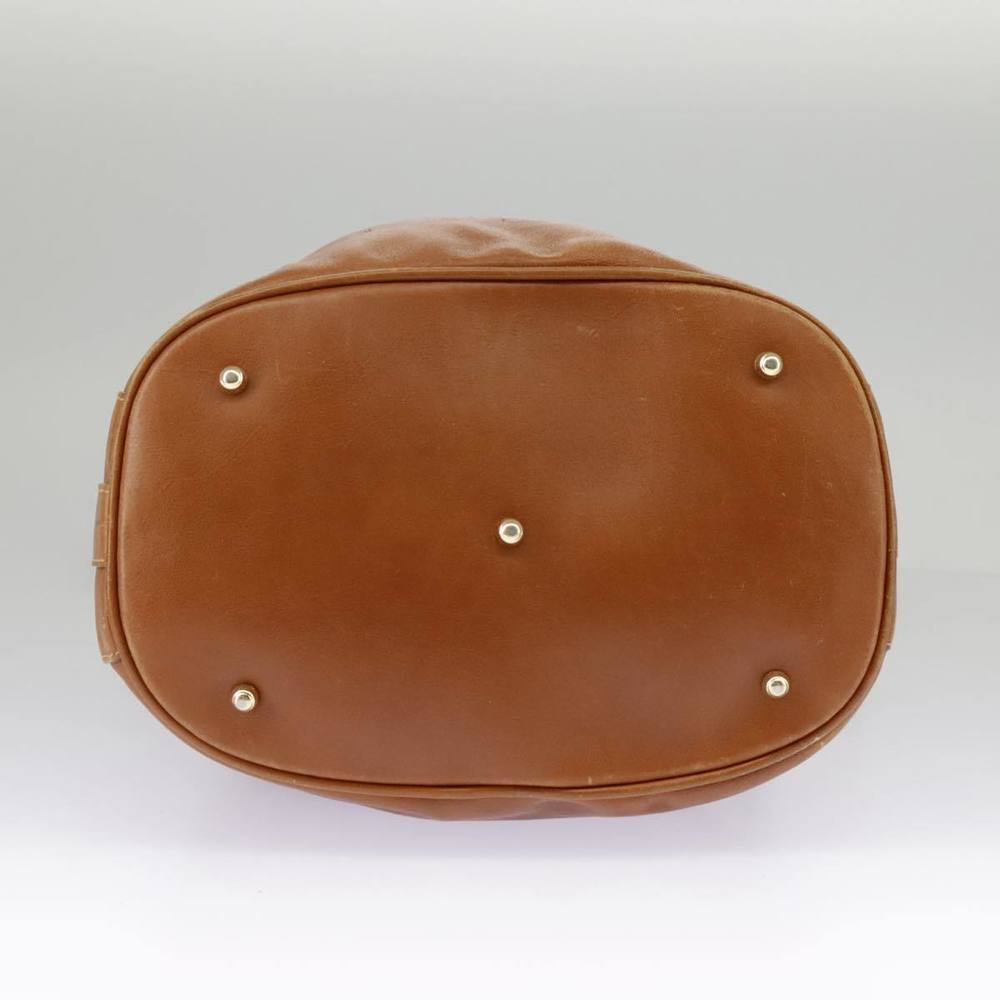 GUCCI Bamboo Shoulder Bag Leather 2way Brown Gold 001 2040 1657 Auth 96299 - Picture 5 of 16